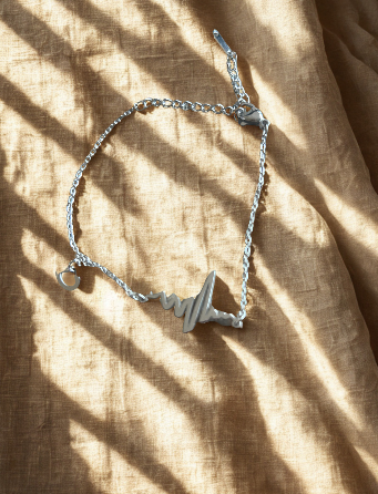 Bracelet symbole fréquence  cardiaque